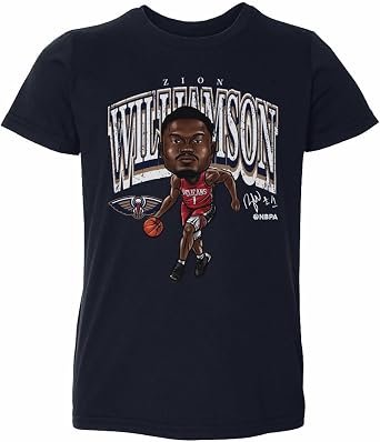 500 LEVEL NBA Zion Williamson New Orleans Pelicans Cartoon Kids Toddler T-Shirt