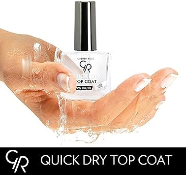 Golden Rose Quick Dry Top Coat - 60 Saniyede Hızlı Kurutucu ve Parlatıcı Oje Cilası