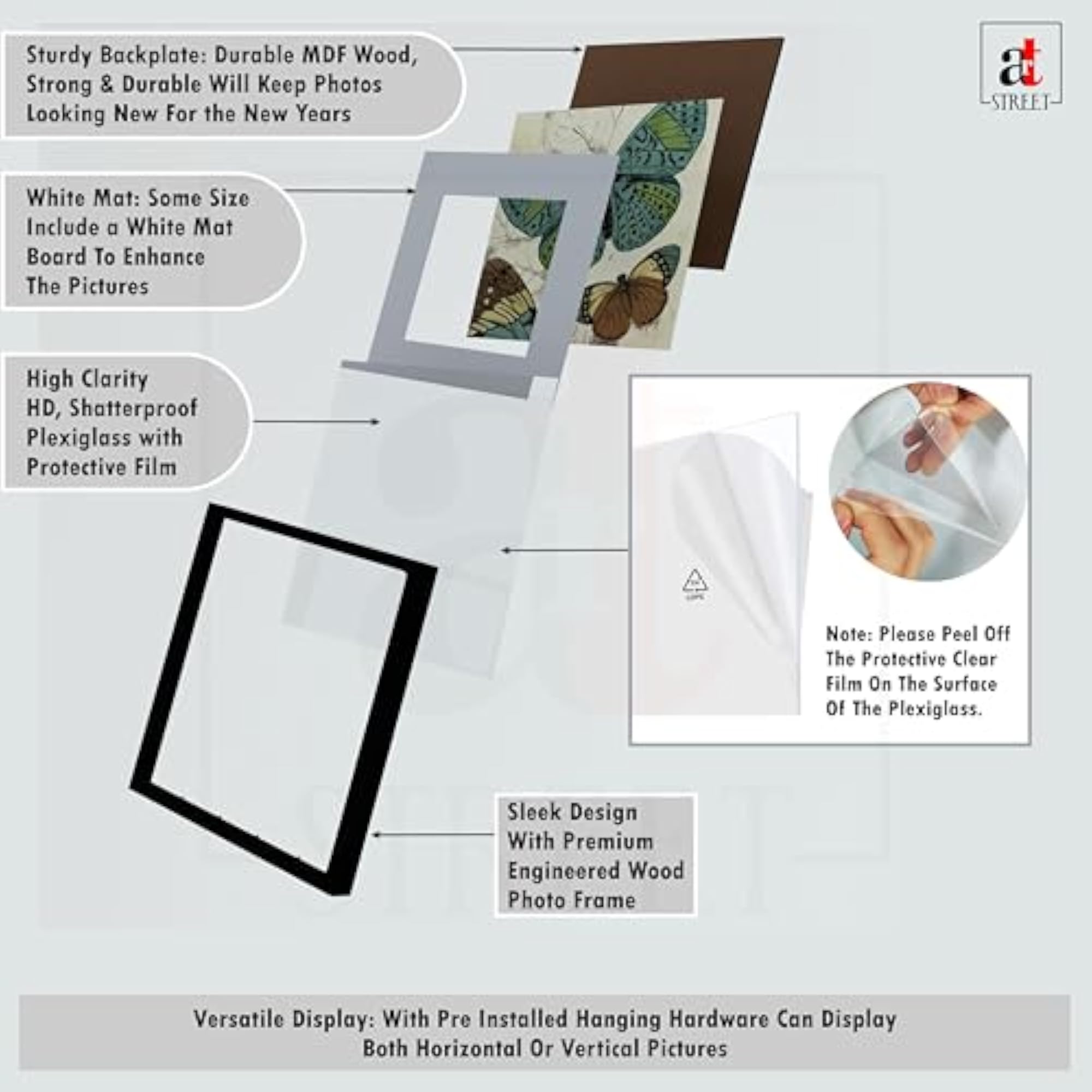 A4 Size Certificate, Document Photo Frames Single