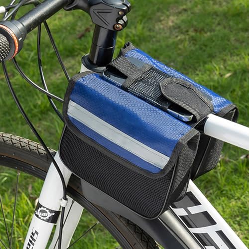 Bolsa colgante para bicicleta multifuncional e impermeable color azul 7
