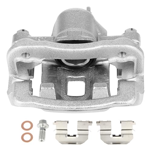 Image of 19B3413A Rear Left Disc Brake Caliper w /Bracket