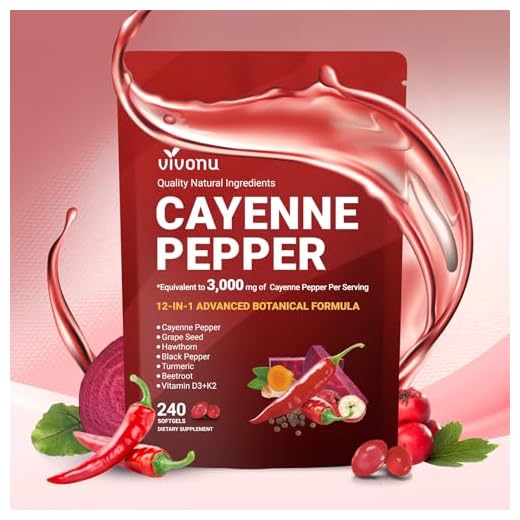 VivoNu 12-in-1 Cayenne Pepper Softgels Supplement, 80 Day Supply