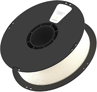 PA6 Nylon Filament 1.75mm, 3D Printer Filament, High Toughness, Excellent Mechanical Properties, 1kg (2.2lb) Spool-White_1.75mm (Color : Transparent, Size : 1.75mm)