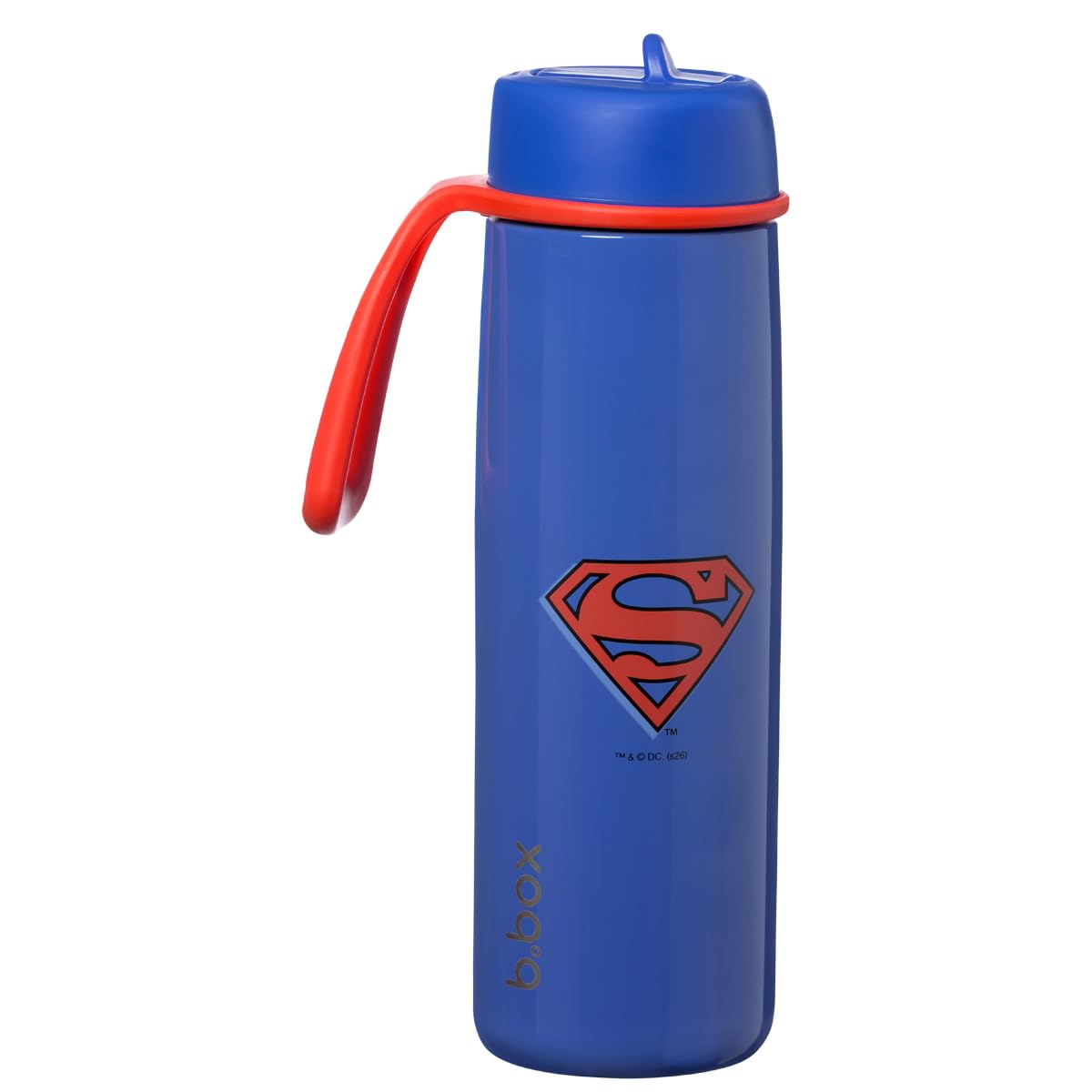 Superman b.box 690 ml butelka termiczna z pokrywką | Trójwarstwowa izolacja ze stali nierdzewnej | utrzymuje napoje zimne do 44 godzin | 690 ml