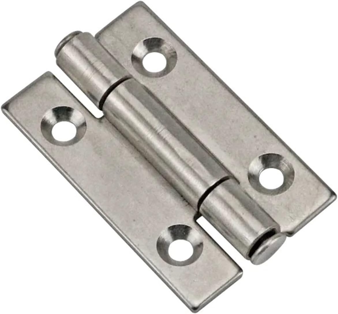 Kyuepong One Color Electrical Cabinet Door Hinge, Stainless Steel Square Hinge Industrial Electrical Equipment Cabinet Door Thickened 1Pcs