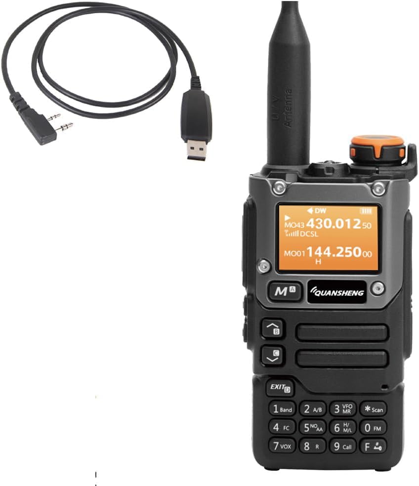 Quansheng UV-K5(8) VHF UHF Dual-Band Ham 5W Portable Two-way Radio