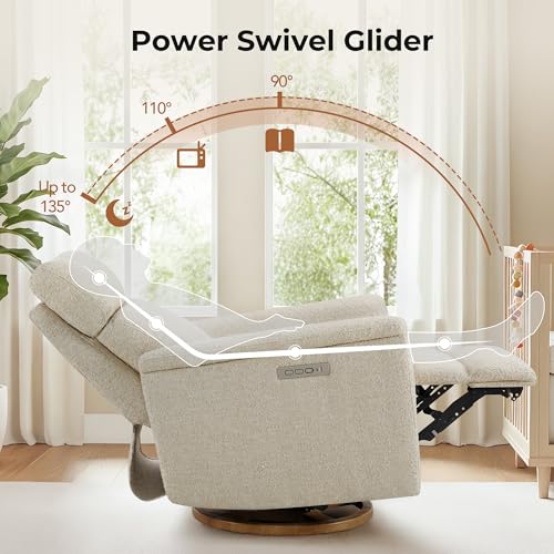 Sillón Power reclinable tela boucle Arena miniatura 4