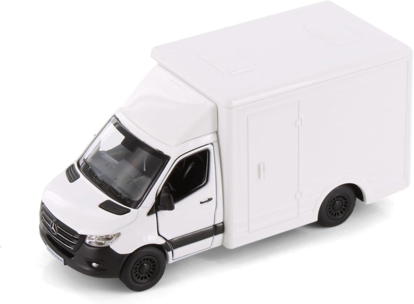 Box of 12 M-B Sprinter Box Truck, Assortment - 5471D - 1/48 Scale Diecast Model Cars