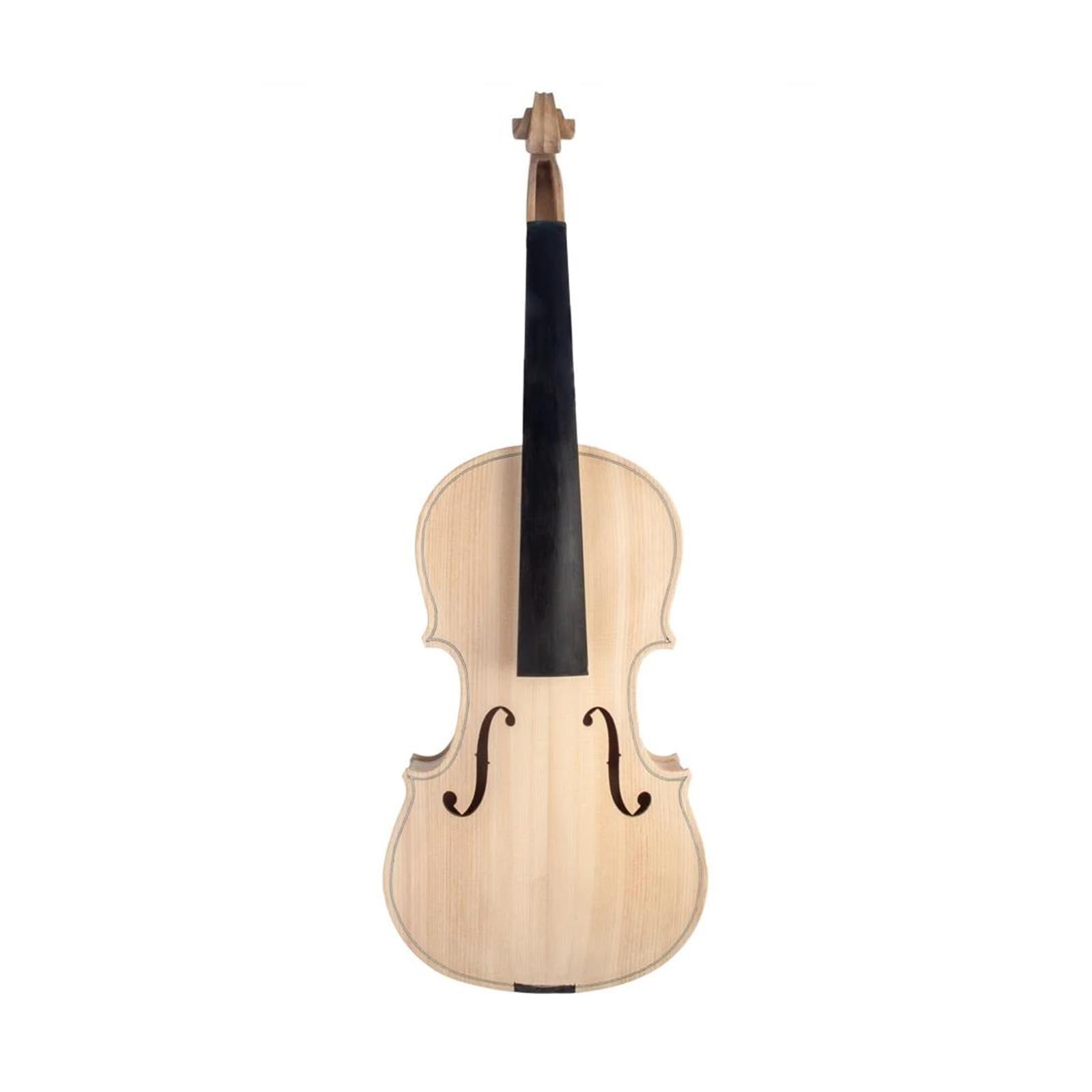 3/4 Rozmiar Niedokończony DIY Skrzypcowy Klonowy Hebanowy Podstrunnica Akcesoria I Struny Akcesoria Do Skrzypiec(3/4Violin Body)