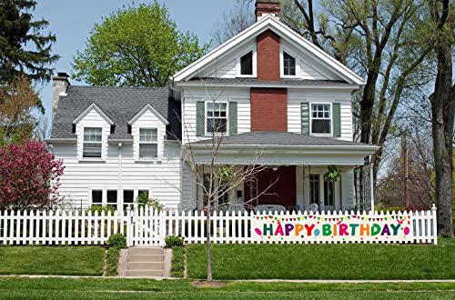 Happy Birthday Gartenflagge – Bunt & Wetterfest | Geburtstagsdeko Für Draußen