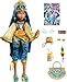 Monster High Monster Fest Doll, Cleo De Nile with Glam Outfit & Festival Themed Accessories Like Snacks, Band Poster, Statement Bag & More