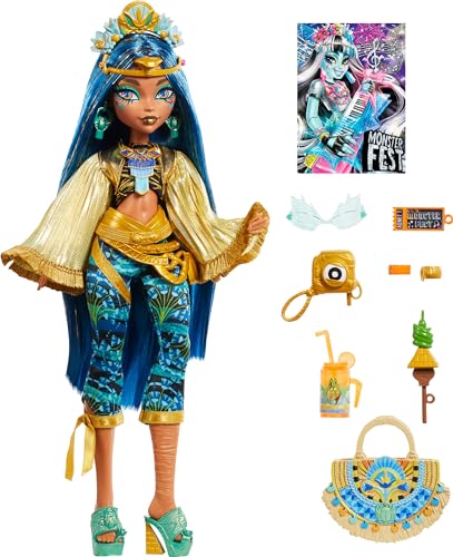 Muñeca Cleo De Nile Monster High Monster Fest miniatura 5