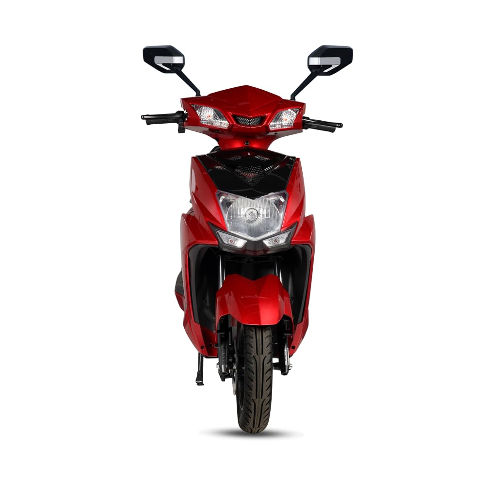 60V Electric Scooter with 45AH Lithium Battery, 110-130km Range, 45km/h Speed & 3-Year Battery Warranty (Red)-image-33