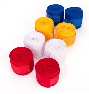 LIOOBO 1 Par Elástico Esportivo Mão O Cinto Flexível Muay Thai Envoltórios De Mão Bandas Elásticas Para Ejercicio Elástico Envoltório De Mão Cinto De Ginástica Boxe Conjunto De Cinto De