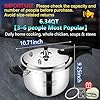 Premium 6.34 Quart Stainless Steel Pressure Cooker, Quality Crafted Kitchen Cookware, Professional Performance, Durable Design for Daily Family Cooking #2