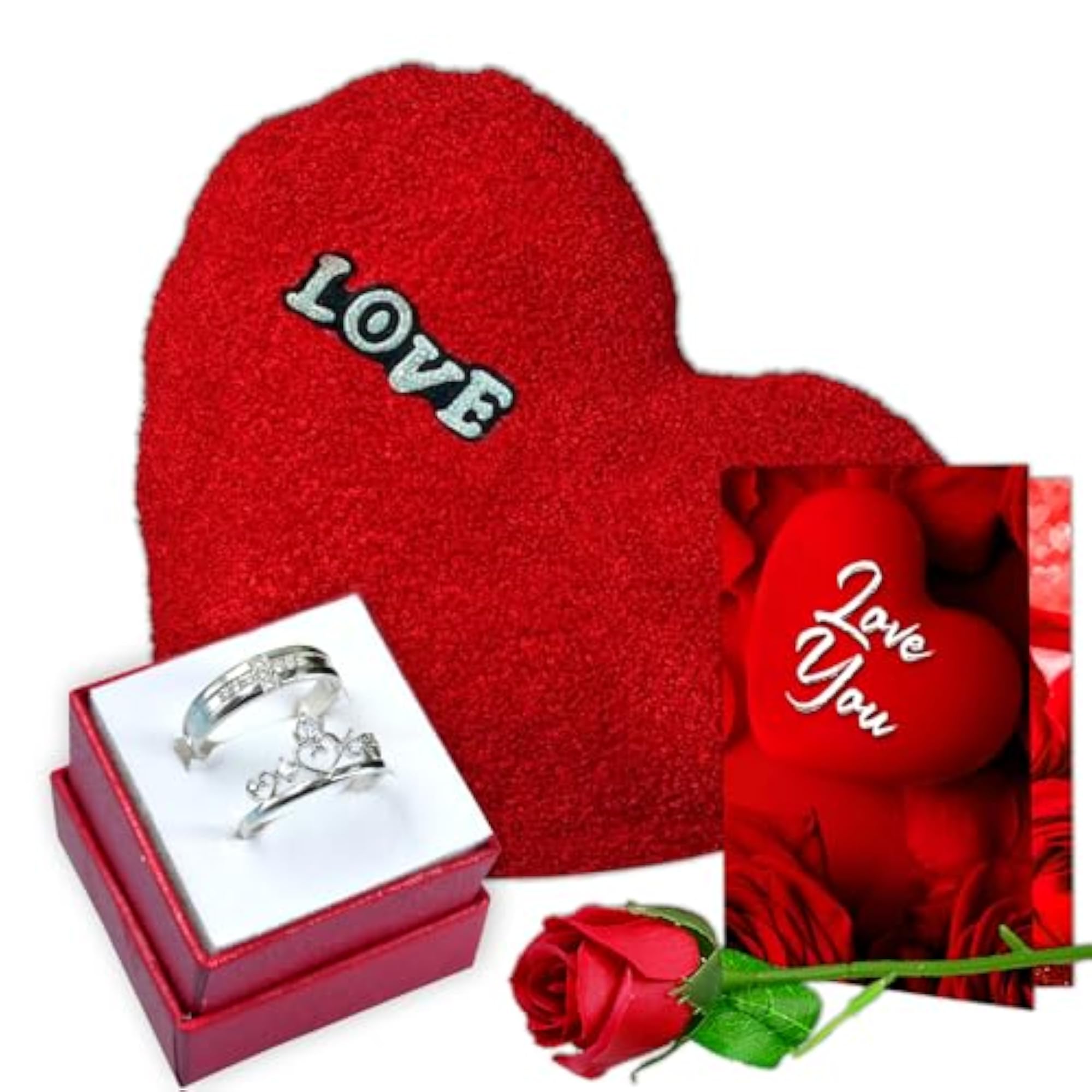 Beautiful Couple Ring Gift Combo for Valentine's Day