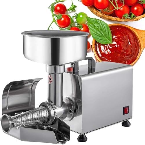 jintvo macchina per la lavorazione della frutta, tritatutto, 330lbs/h, per fragole, mirtilli, marmellate e puree di frutta. robusto, ideale per ristoranti, cucine commerciali
