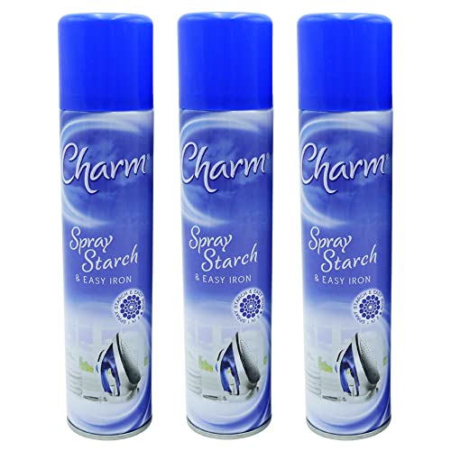 3 X 330ml Spray Starch and Easy Iron Smoother Smarter Ironing