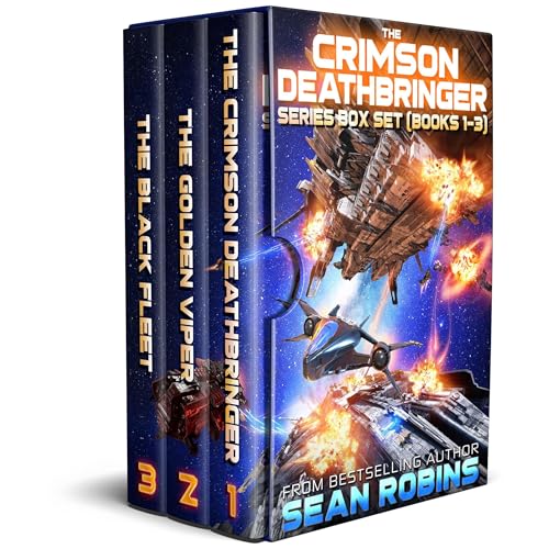 The Crimson Deathbringer Series Box Set (Books 1-3) Audiolibro Por Sean Robins arte de portada