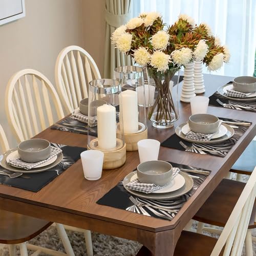 Set de table lin synthétique lavable cuisine et salle à manger