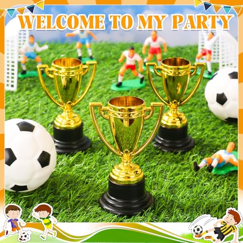 Aelmiyw Pokal Kinder, 9 Pcs Mini Pokale Trophäen für Kindergeburtstag, Mini Pokale für Klassenzimmer, Schule, Belohnungen, Requisiten