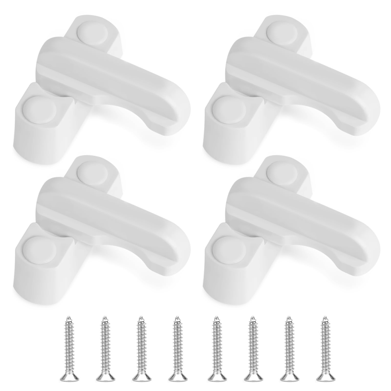 4 Sash Jammers Screw-Reinforced Design for UPVC and PVC Windows and Doors