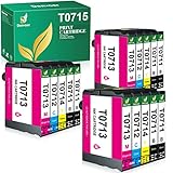 Druckvorteile: Denvoer-kompatible T0715 XL-Tintenpatronen liefern hochwertigen Druck, gestochen scharfe Texte und gewährleisten die Produktkompatibilität mit Ihrem Drucker