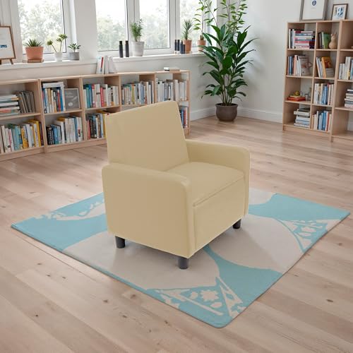 Image of FDP Kid Comfort Collective Modular Club Chair with Arms - Sand