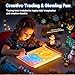 16-Inch Rechargeable Doodle Glow LED Note Board, 7-Color Light Modes, Neon Art Dry Erase Light Up Drawing Pad with Built-in Stand, Sketching Gift Toy for Kids/Girls/Teens, 5 Markers & Tracing Book