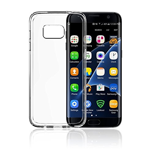 JUSTSWAG Guoer Galaxy S7 Case Transparent Crystal Clear Premium Protective Hard PC Back Flexible TPU Bumper Scratch Resistance,Shock Proof,Anti-skiding Slim Thin for Samsung Galaxy S7 Smartphone