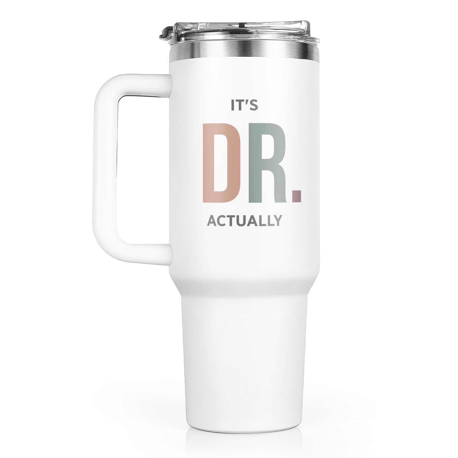 GoMelley PhD Graduation Gifts, Doctor Gifts, It's Dr Actually Tumbler 40oz, Doctor Phd Doctorate Gift for Women Men Doctoral Graduates, Doctorate