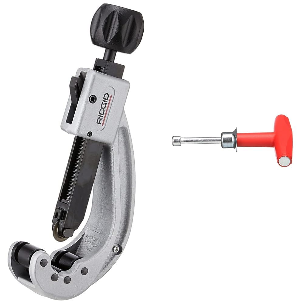 RIDGID Tubing Cutter 1/4-2-5/8" &amp; No Hub Soil Pipe Torque Wrench Bundle