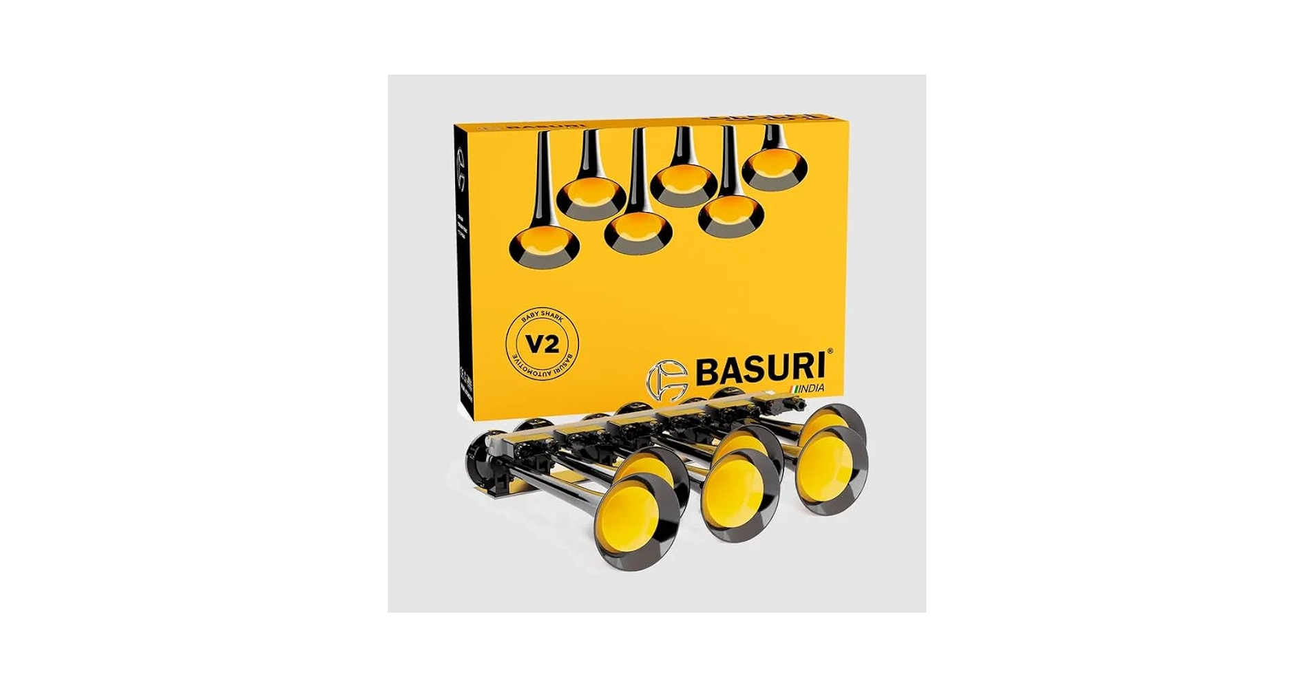 Amazon.com: BASURI® Musical Air Horn | 12/24 Volt | 130 DB