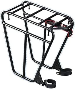Amazon.com : Bike Front Rack Carrier Cargo Pannier Adults Carrying ...