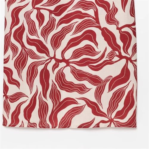 Women Printed Strap Midi Dress Backless Slim Fit Side Zipper Summer Fashion4