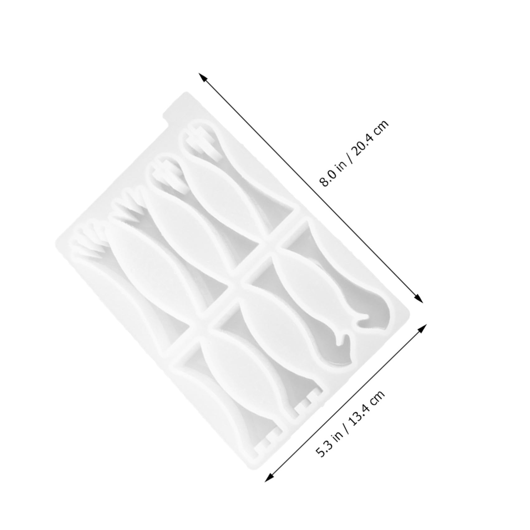 Healvian 2 Piezas Molde de Silicona para Piezas de Ajedrez DIY Fácil Desmoldeo y Flexible, Bandeja de Color Claro para Fundición de Resina Epoxi para Manualidades Infantiles
