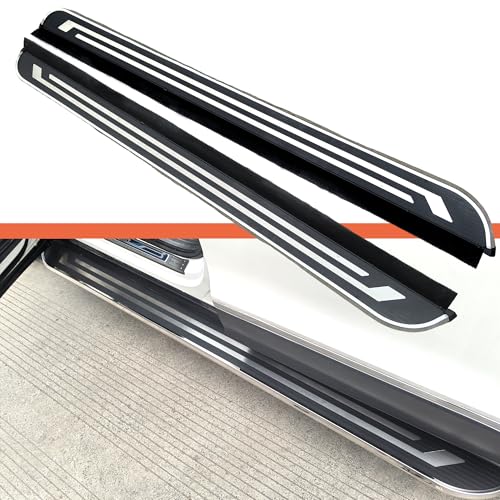 2PCS Running Boards para Cadillac SRX 2010-2016 negro miniatura 1