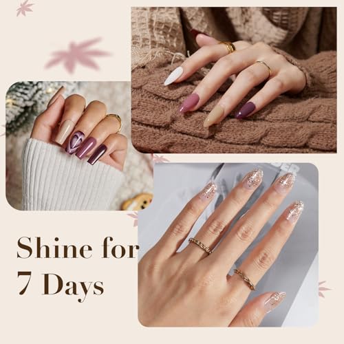Image of AZUREBEAUTY Nail Repair Glue for Broken Cracked Split Weak Nails, Purple Quick Dry No UV Needed, Easy Application, Durable & Long-Lasting Fast Glue False Nails, Press On Nails