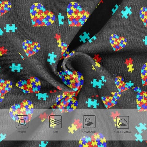 Boys' Exclusive Briefs Toddler Underwear 95% Combed Cotton Boxerbriefs 2T Puzzle Piece Pattern 413