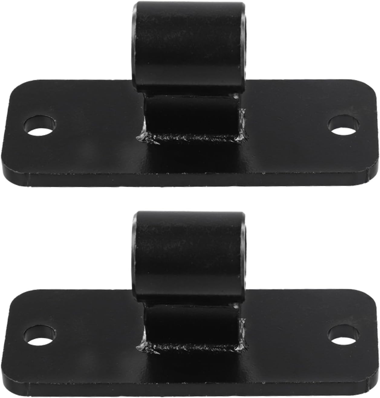 Heavy Duty Wall Mount Gate Hinges, Galvanized Iron Fence Hardware with /8 Inch Pin for Chain Link, Rust Resistant Outdoor Door Hinges for Farm Garden Swing