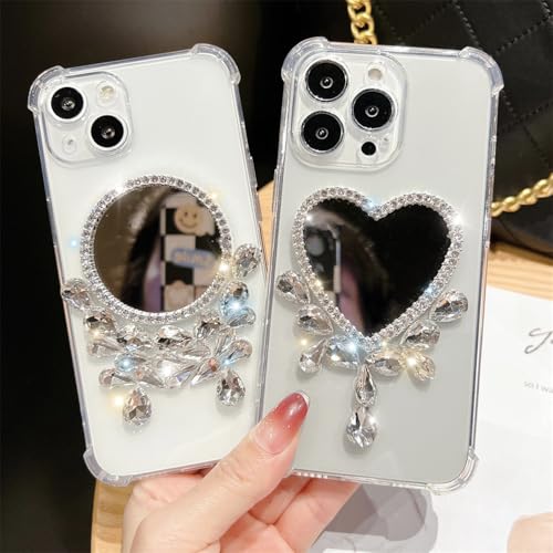 Coque de Luxe en Strass Miroir Samsung A53 A73 coque antichoc rigide