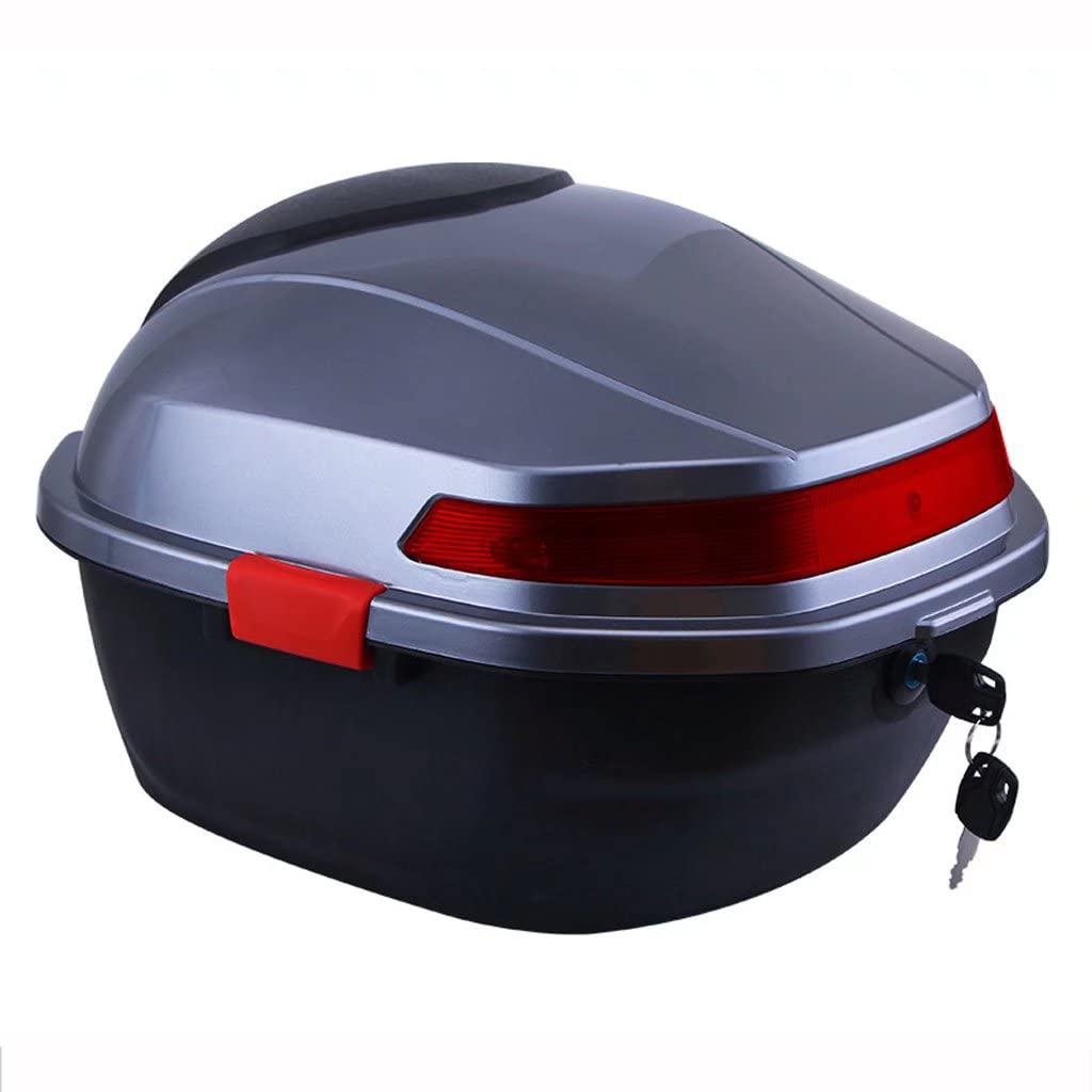 Coffre de moto universel top case de rangement pour casque et bagages de moto