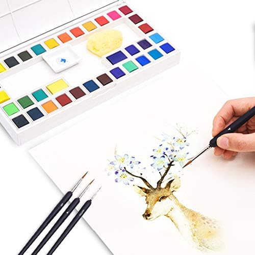 Zoohot Paint Brushes Set 11 Pieces Miniature Artist Painting Brushes for Paintings Art Acrylic