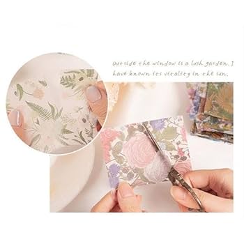 Amazon.co.jp: morning コラージュ 素材紙 デザインペーパー 花