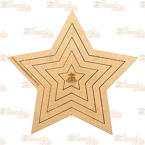 Gabarito Estrela MDF G003