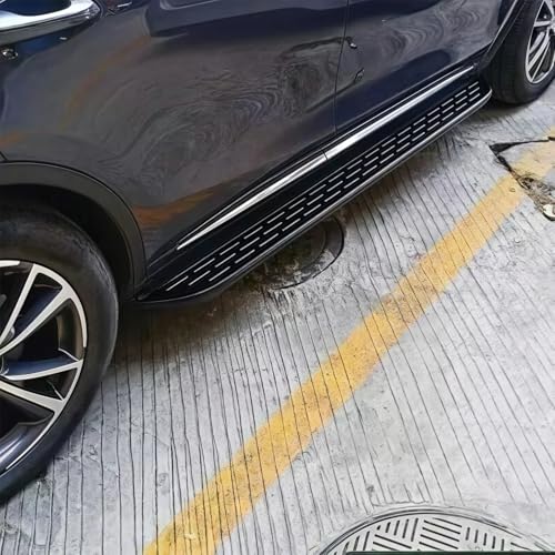 Estribos laterales negros para Lincoln Aviator 2019-2026 miniatura 5