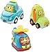 Vtech 80-242164 Tut Tut Baby Flitzer - 3er Set Stadt-Land-Flug (Coupé, Trecker, Helikopter), Babyautos, Mehrfarbig