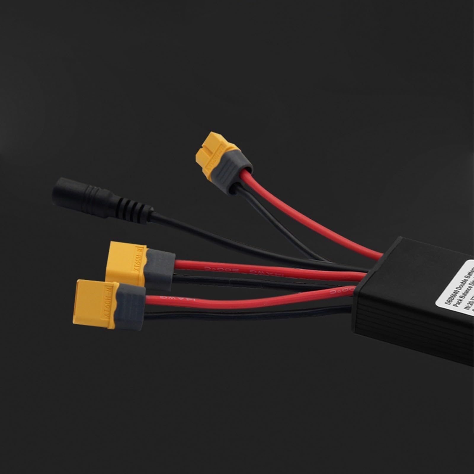 FUBESK Doppio convertitore di scarica della batteria, per Ebike Dual Battery Parallel Module 20V-72V, porta di ricarica, modulo parallelo