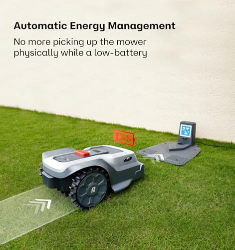Roboup T1200 PRO T1200Pro Robot Lawn Mower Wire Free - Rtk+Vision Mapping, Ai Obstacle Avoidance, Up To 0.37 Acre, App Control, Virtual Boundaries, Automatic Robotic Lawnmower thumb #5