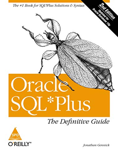 ORACLE SQL*PLUS: THE DEFINITIVE GUIDE,2E (UPDAT... 8173666067 Book Cover